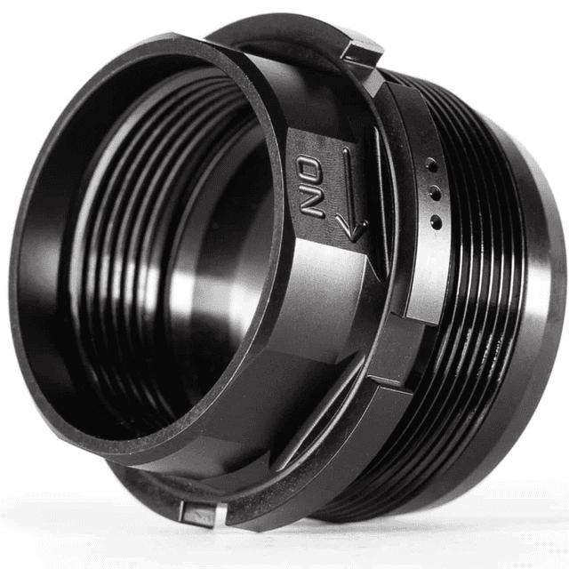 Dead Air XEMAX Adapter, Black Nitride Chromium-Molybdenum Heat Treated Steel - DA456HT Dead Air XEMAX Adapter, Black Nitride Chromium-Molybdenum Heat Treated Steel - DA456HT