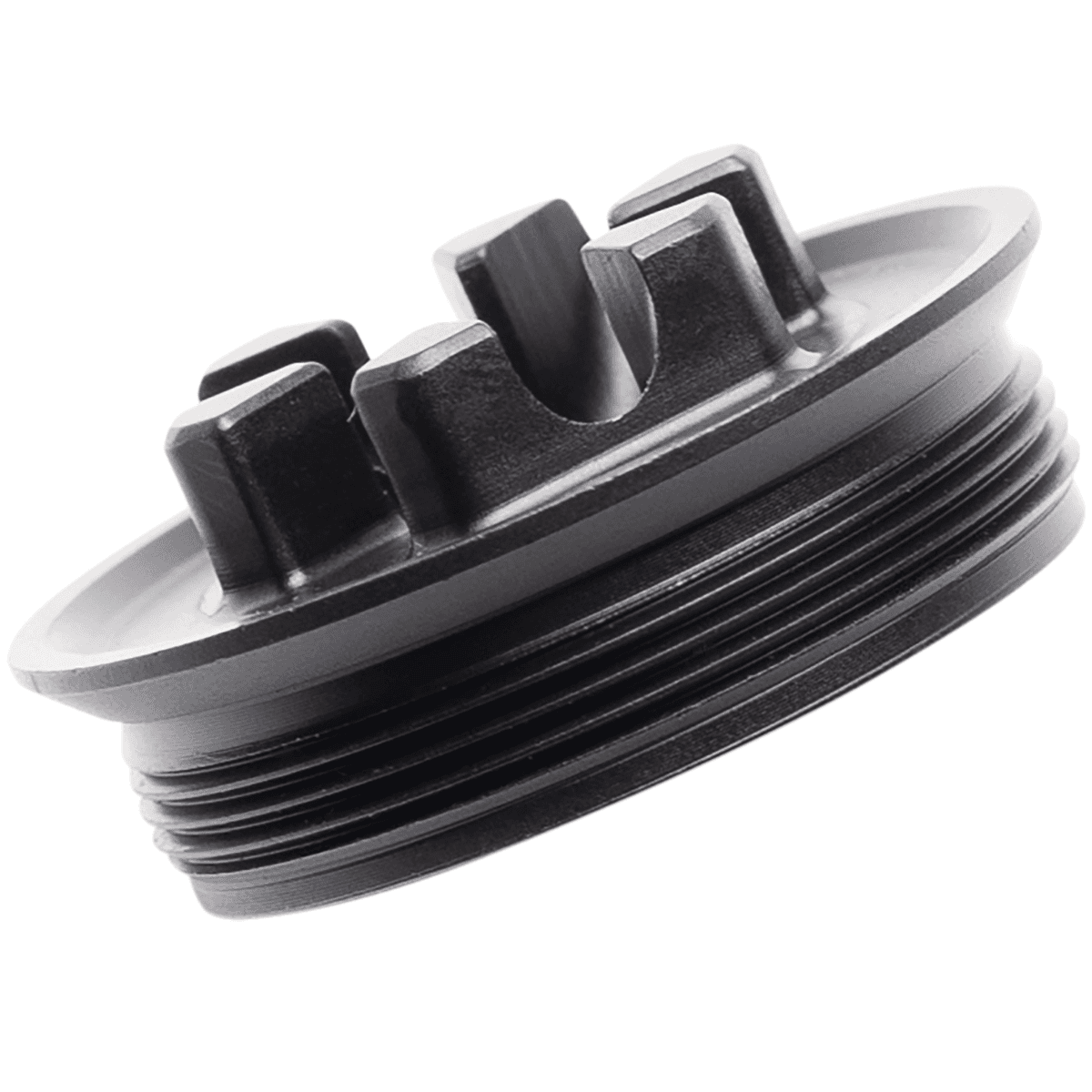 Dead Air R-Series Flash Hider Front Cap, Black Nitride Stainless Steel 5.56mm - RXD206 Dead Air R-Series Flash Hider Front Cap, Black Nitride Stainless Steel 5.56mm - RXD206