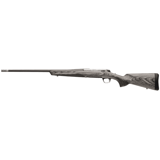 Browning X-Bolt 2 Hunter Rifle, 24" Matte Blued Threaded Sporter Barrel Drilled & Tapped Stainless Steel Receiver Fixed Gray Laminate Stock Radial Muzzle Brake Full Size 3+1rd 6.8 Western - 036092299 Browning X-Bolt 2 Hunter Rifle, 24" Matte Blued Threaded Sporter Barrel Drilled & Tapped Stainless Steel Receiver Fixed Gray Laminate Stock Radial Muzzle Brake Full Size 3+1rd 6.8 Western - 036092299