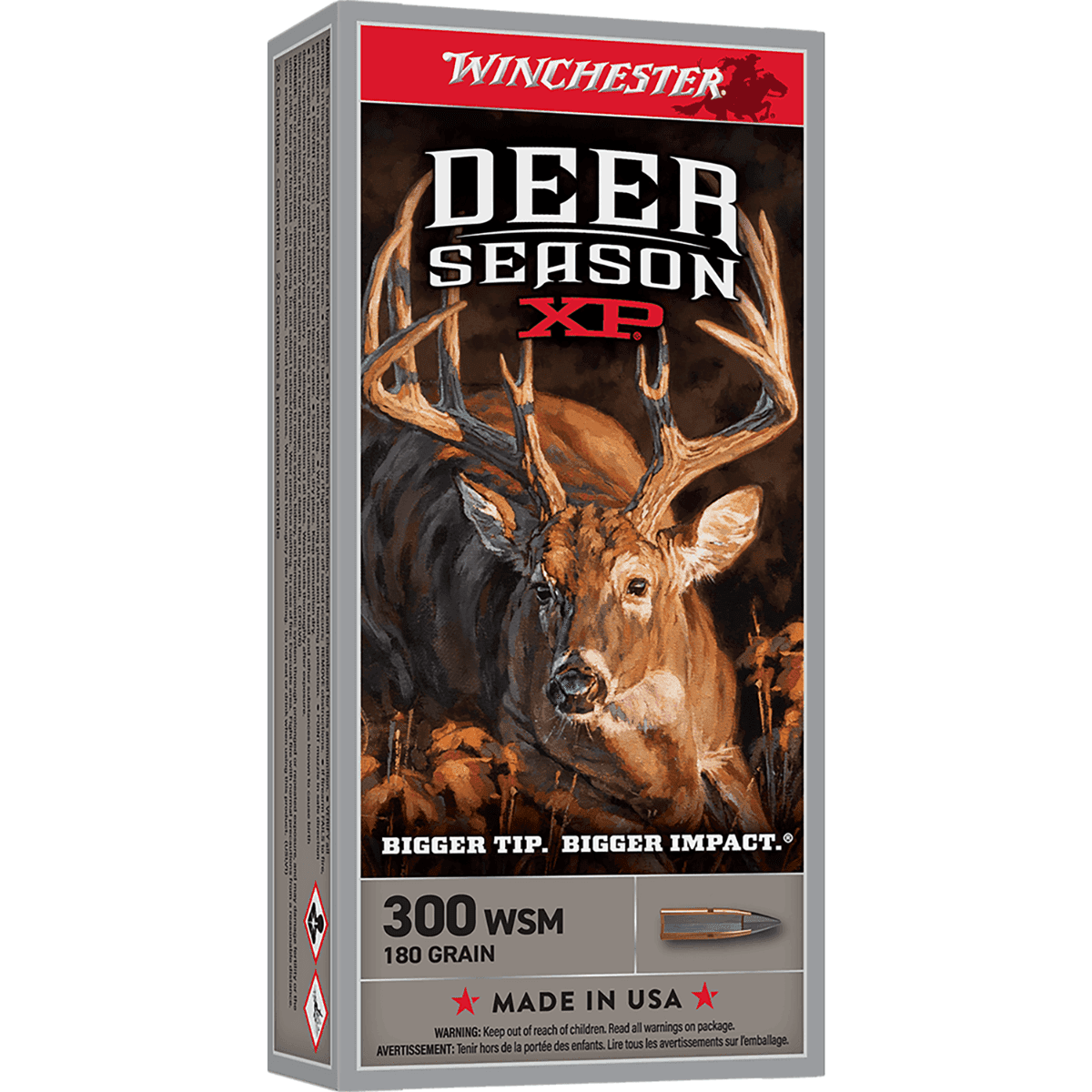 Winchester Ammo Deer Season XP Ammo, 180gr 20 Per Box/10 Case 300 WSM - X300SDS2 Winchester Ammo Deer Season XP Ammo, 180gr 20 Per Box/10 Case 300 WSM - X300SDS2