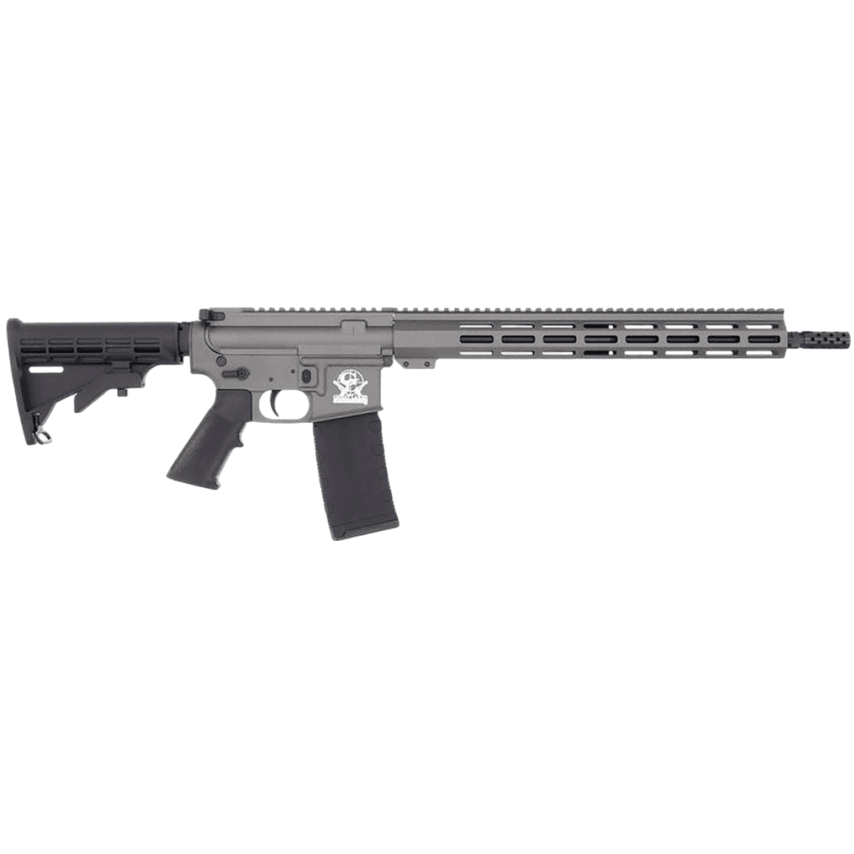 Great Lakes Firearms AR-15 Rifle, 16" Black Nitride Heavy Threaded Barrel Tungsten Cerakote Aluminum Receiver w/Picatinny Rail M-LOK Handguard Adjustable Black Polymer Stock Mil-Spec Grip Left Hand 30+1rd 223 Wylde - GL15223LTNG Great Lakes Firearms AR-15 Rifle, 16" Black Nitride Heavy Threaded Barrel Tungsten Cerakote Aluminum Receiver w/Picatinny Rail M-LOK Handguard Adjustable Black Polymer Stock Mil-Spec Grip Left Hand 30+1rd 223 Wylde - GL15223LTNG
