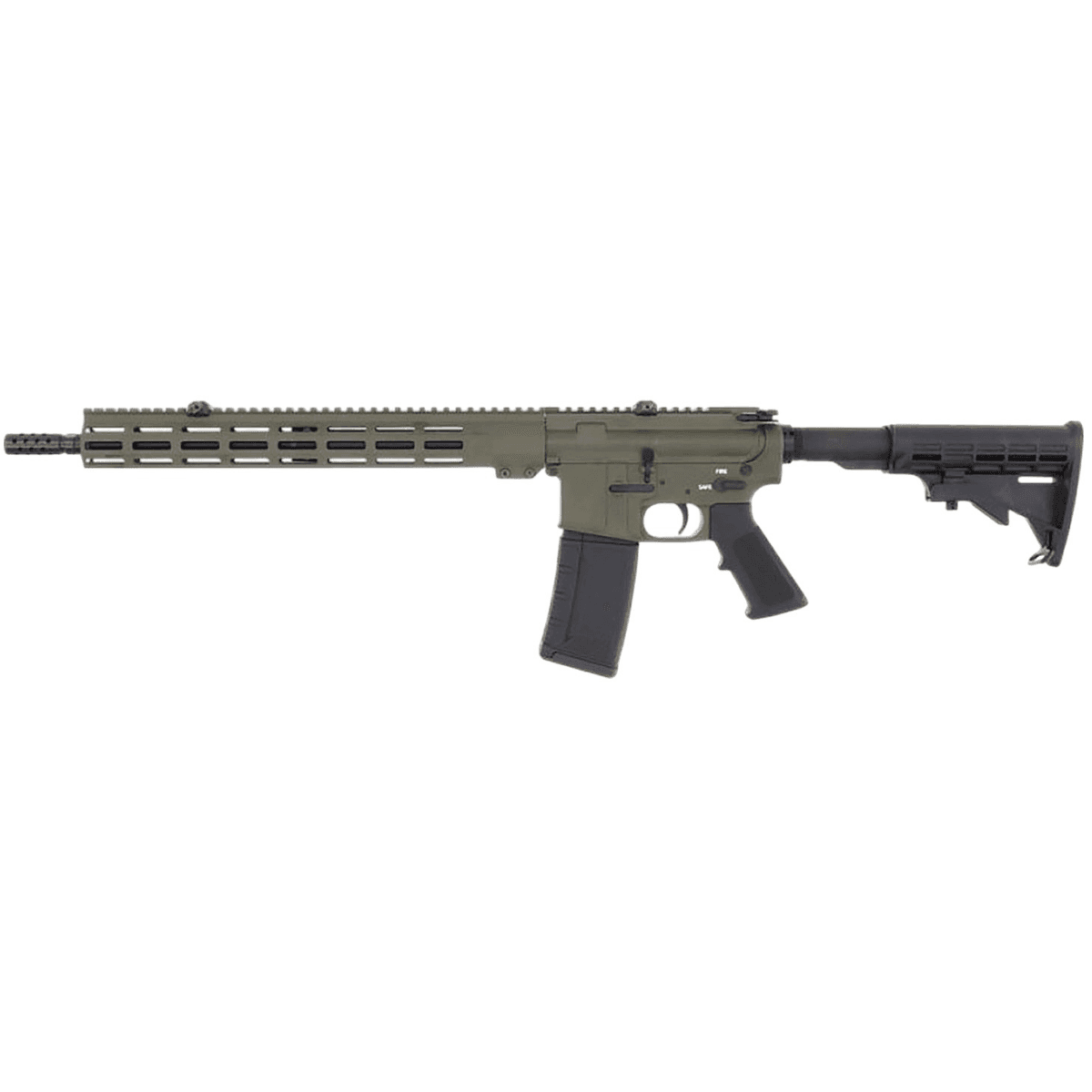 Great Lakes Firearms AR-15 Rifle, 16" Black Nitride Threaded Barrel OD Green Cerakote Aluminum Receiver w/Picatinny Rail M-LOK Handguard Black Polymer Stock Mil-Spec Grip 30+1rd 223 Wylde - GL15223ODG Great Lakes Firearms AR-15 Rifle, 16" Black Nitride Threaded Barrel OD Green Cerakote Aluminum Receiver w/Picatinny Rail M-LOK Handguard Black Polymer Stock Mil-Spec Grip 30+1rd 223 Wylde - GL15223ODG