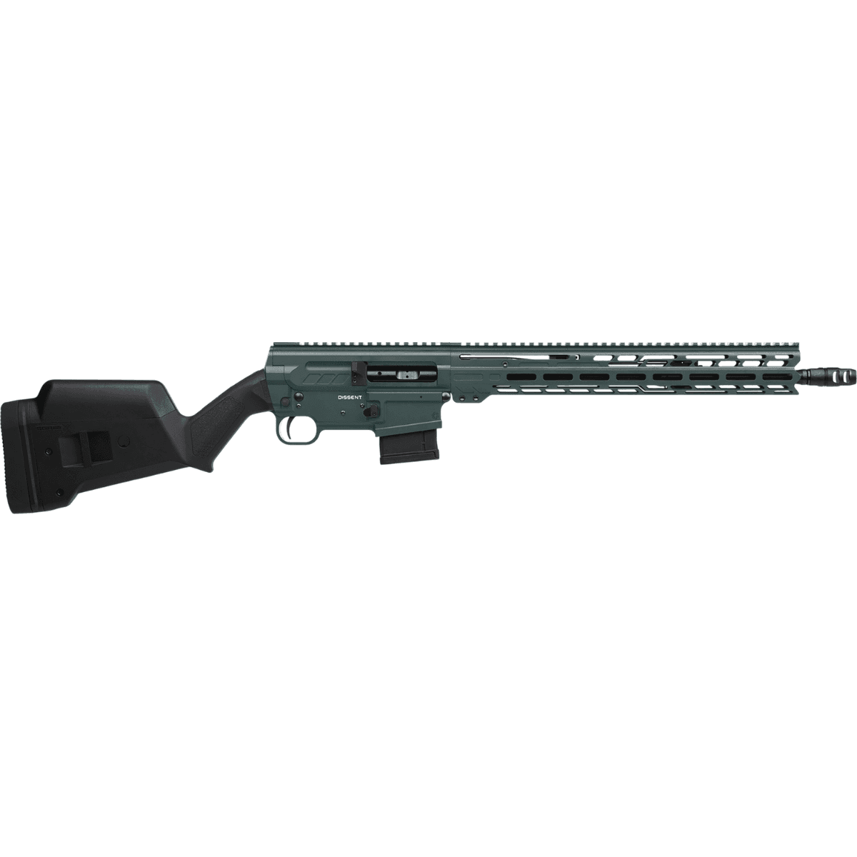 CMMG Dissent BR4 Rifle, 16.10" Black Nitride Threaded Barrel Charcoal Green Cerakote Aluminum Receiver w/Picatinny Rail M-LOK Handguard Magpul Fixed Black Polymer Stock 10+1rd 5.56x45mm - 55A520BCG CMMG Dissent BR4 Rifle, 16.10" Black Nitride Threaded Barrel Charcoal Green Cerakote Aluminum Receiver w/Picatinny Rail M-LOK Handguard Magpul Fixed Black Polymer Stock 10+1rd 5.56x45mm - 55A520BCG