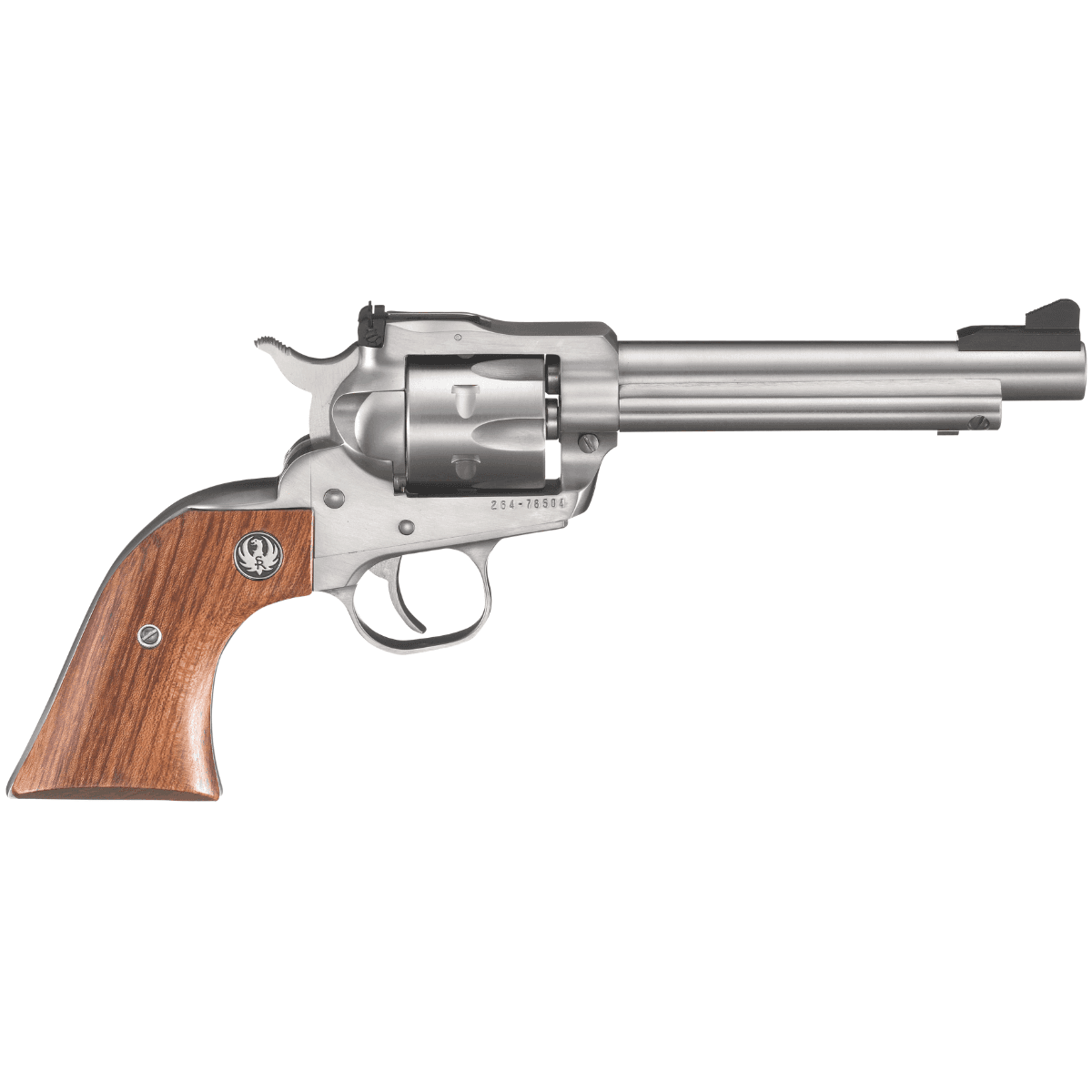 Ruger Single-Six Convertible Revolver, 5.50" Satin Stainless Steel Barrel Cylinder & Frame Hardwood Grip Transfer Bar Safety Exposed Hammer 6rd 22 LR/22 WMR - 0625 Ruger Single-Six Convertible Revolver, 5.50" Satin Stainless Steel Barrel Cylinder & Frame Hardwood Grip Transfer Bar Safety Exposed Hammer 6rd 22 LR/22 WMR - 0625