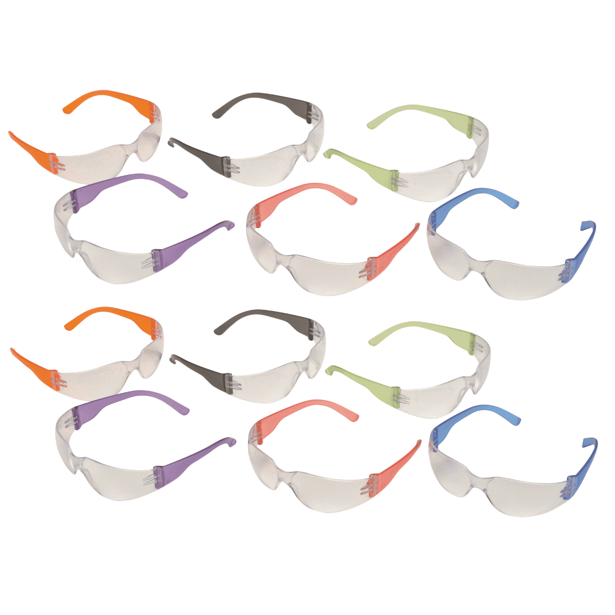Pyramex Intruder Glasses, Adult Clear Lens Anti-Scratch Polycarbonate 12 Pair - S4110SMP Pyramex Intruder Glasses, Adult Clear Lens Anti-Scratch Polycarbonate 12 Pair - S4110SMP