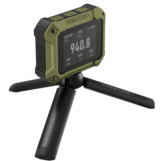 Athlon Rangecraft Velocity PRO Radar Chronograph, Green / Black 2.4 Transreflective LCD Screen 65-5000 FPS Waterproof - 707301 Athlon Rangecraft Velocity PRO Radar Chronograph, Green / Black 2.4 Transreflective LCD Screen 65-5000 FPS Waterproof - 707301