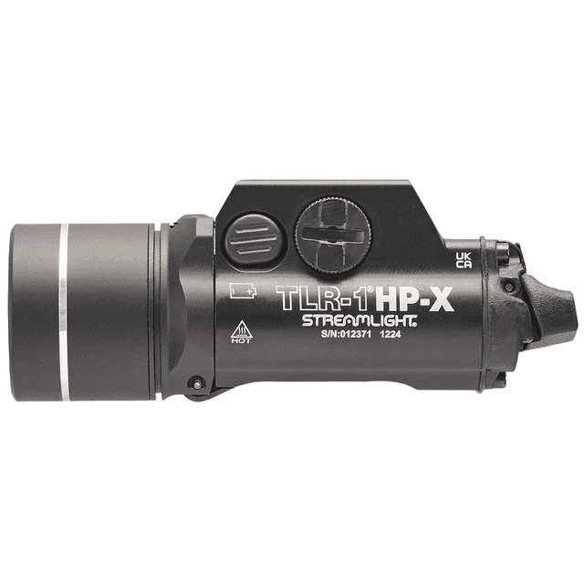 Streamlight TLR-1 HP-X Weapon Light, Black Anodized Aluminum 1000 Lumens Rail Mount 460 Meters - 69167 Streamlight TLR-1 HP-X Weapon Light, Black Anodized Aluminum 1000 Lumens Rail Mount 460 Meters - 69167