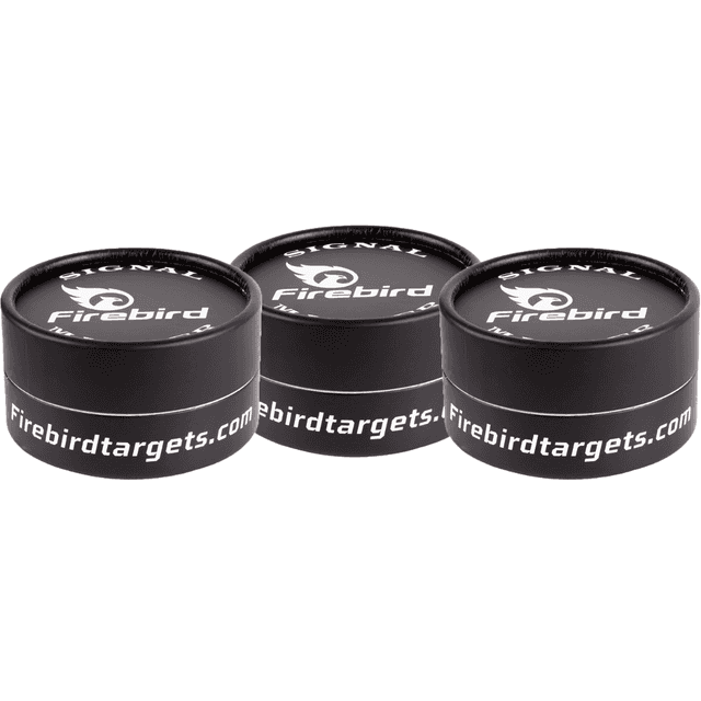 Firebird USA Signal Marker, Black Moving Trajectory/Static Universal Firearm 65mm 3 Pack - SMCB Firebird USA Signal Marker, Black Moving Trajectory/Static Universal Firearm 65mm 3 Pack - SMCB