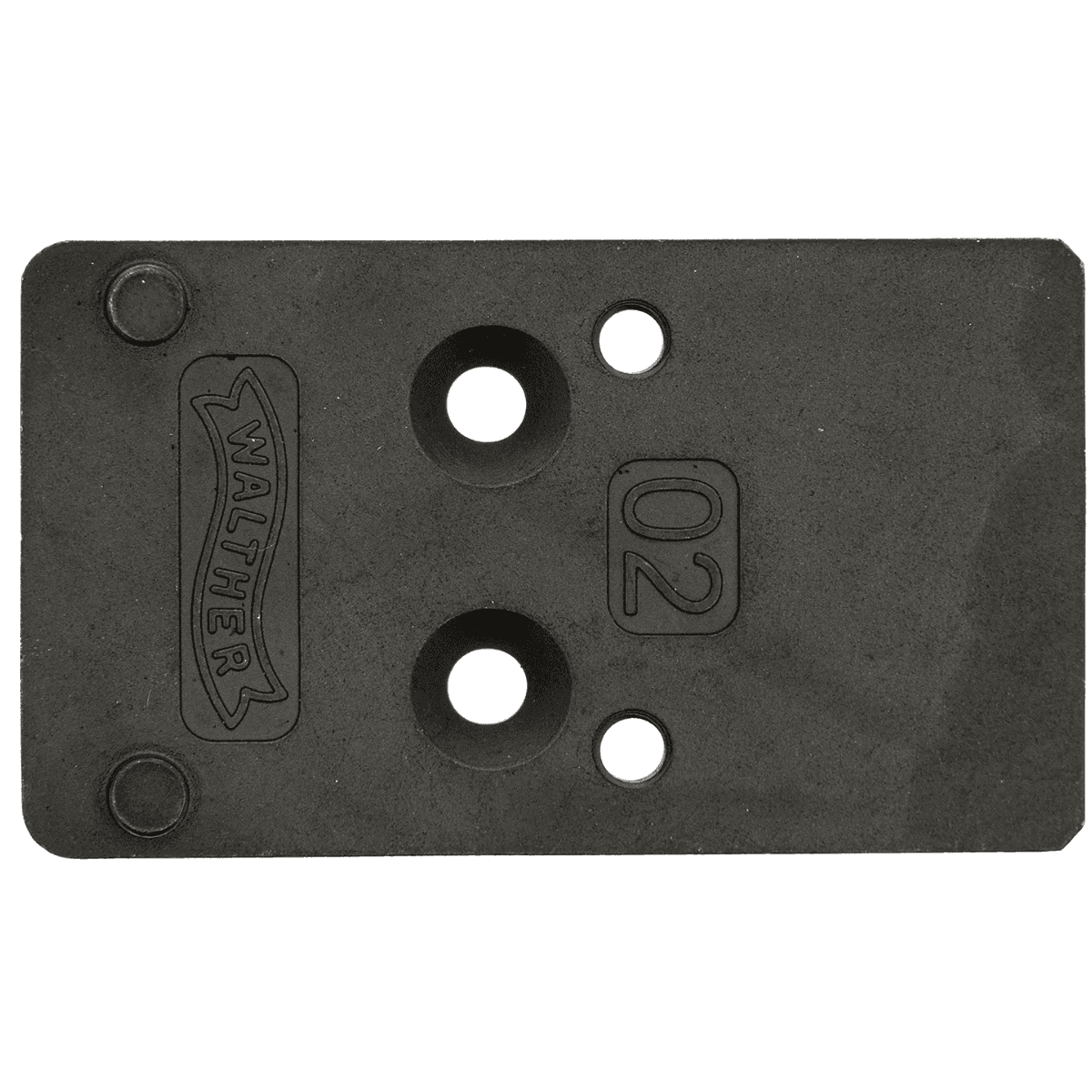 Walther Arms PDP Trijicon RMR Type 2 Gen 2 Optic Plate Adapter, Black 6061 Aluminum Compatible w/ Trijicon RMR Type 2 Gen 2 Footprints - 5136209 Walther Arms PDP Trijicon RMR Type 2 Gen 2 Optic Plate Adapter, Black 6061 Aluminum Compatible w/ Trijicon RMR Type 2 Gen 2 Footprints - 5136209