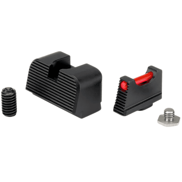 Zaffiri Precision Suppressor Height HD Fiber Optic Sight Set, Black for Glock - SUP.SIGHTS Zaffiri Precision Suppressor Height HD Fiber Optic Sight Set, Black for Glock - SUP.SIGHTS
