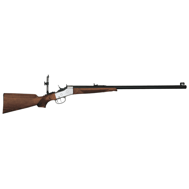 Davide Pedersoli Rolling Block Creedmoor #2 Rifle, 30" Blued Round Steel Barrel Blued Steel Receiver Walnut Fixed Stock Double Set Trigger Right Hand Full Size 1rd 45-70 Gov - 010S822457 Davide Pedersoli Rolling Block Creedmoor #2 Rifle, 30" Blued Round Steel Barrel Blued Steel Receiver Walnut Fixed Stock Double Set Trigger Right Hand Full Size 1rd 45-70 Gov - 010S822457