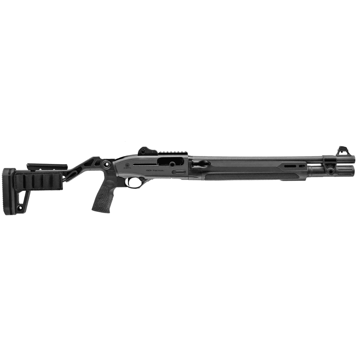 Beretta USA 1301 Tac C Tactical Shotgun, 18.50" Black Steel Barrel 3" Chamber Black Aluminum Receiver w/Picatinny Rail Black Chisel Fixed Synthetic Stock Black Polymer Grip M-LOK Mounting Semi-Auto 5+1rd 12 Gauge - J131M2CPC18 Beretta USA 1301 Tac C Tactical Shotgun, 18.50" Black Steel Barrel 3" Chamber Black Aluminum Receiver w/Picatinny Rail Black Chisel Fixed Synthetic Stock Black Polymer Grip M-LOK Mounting Semi-Auto 5+1rd 12 Gauge - J131M2CPC18