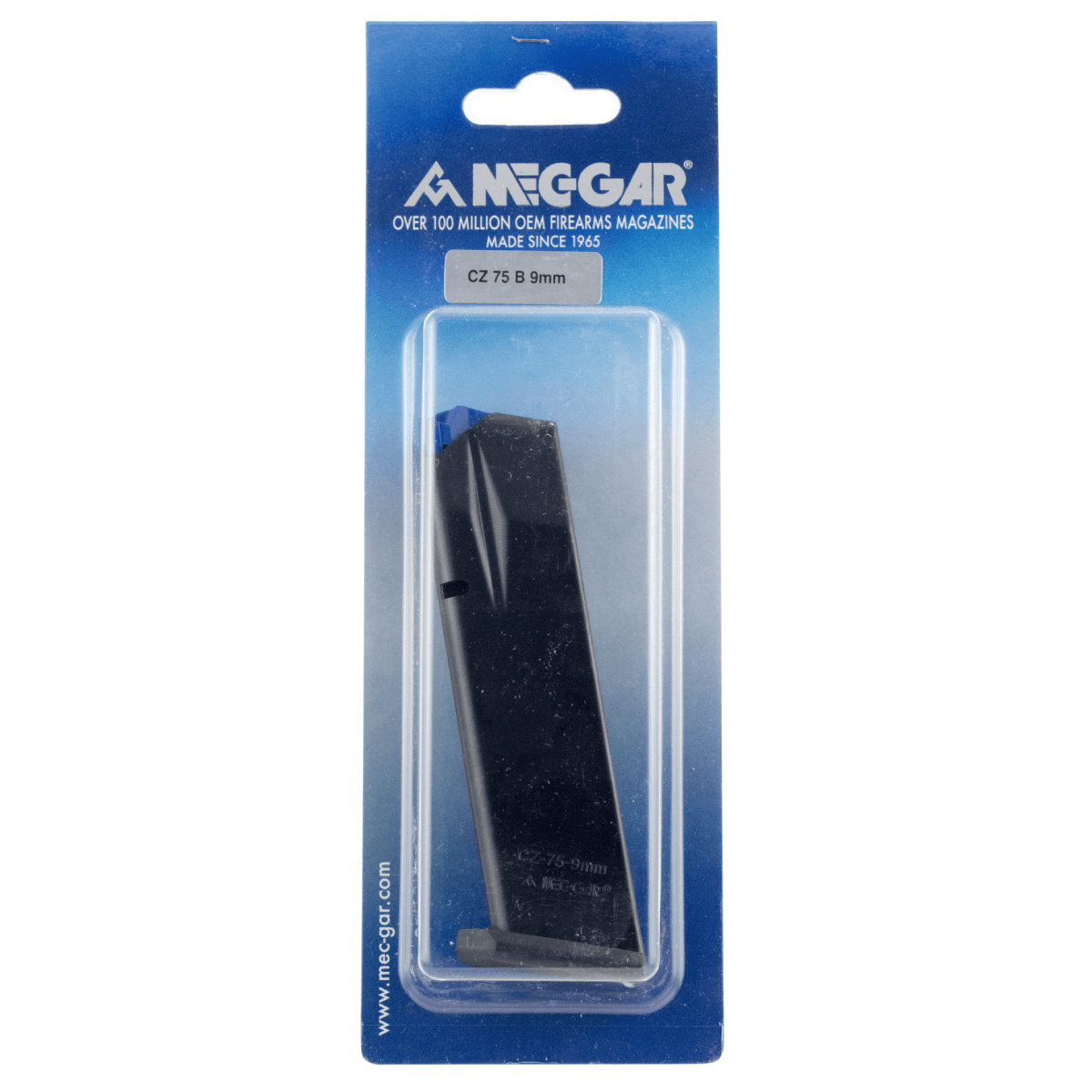 Mec-Gar Standard Blued w/ Anti-Friction Coating Detachable 17rd 9mm Luger for CZ 75B/Shadow 2/75 SP-01/Shadow 85B Mec-Gar Standard Blued w/ Anti-Friction Coating Detachable 17rd 9mm Luger for CZ 75B/Shadow 2/75 SP-01/Shadow 85B