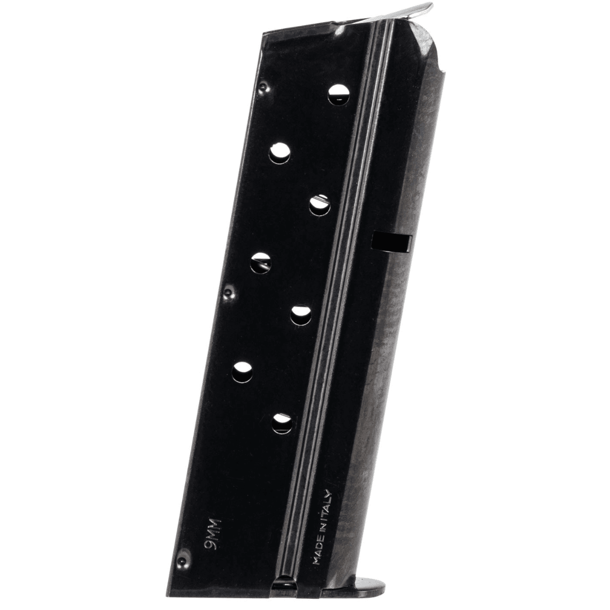 Mec-Gar Standard Magazine, 8rd Blued Carbon Steel Detachable 9mm Luger for 1911 Officer - MGCGOV9LCB Mec-Gar Standard Magazine, 8rd Blued Carbon Steel Detachable 9mm Luger for 1911 Officer - MGCGOV9LCB