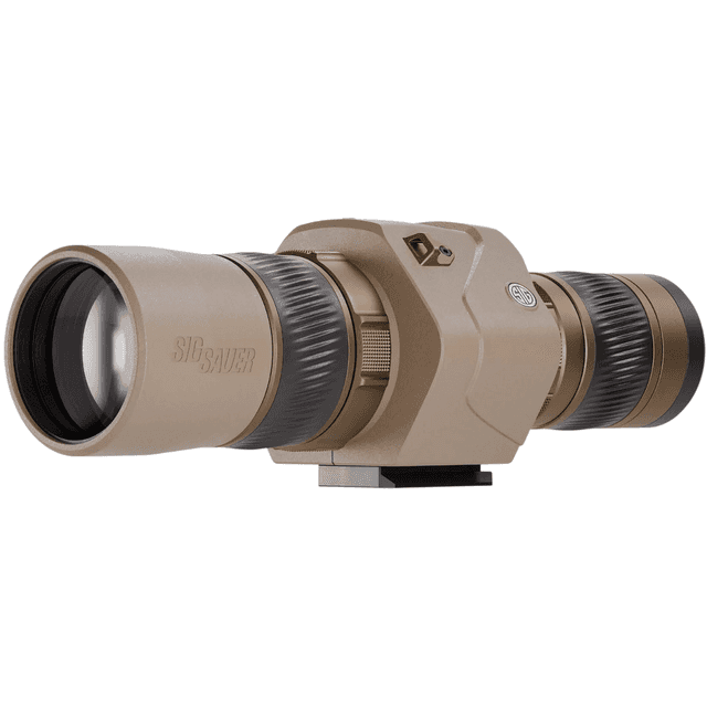 Sig Sauer Electro-Optics OSCAR6 HDX Pro Spotting Scope, Straight Body 16-32x60mm Flat Dark Earth Rubber Armor Magnesium Fog / Waterproof - SOO62001 Sig Sauer Electro-Optics OSCAR6 HDX Pro Spotting Scope, Straight Body 16-32x60mm Flat Dark Earth Rubber Armor Magnesium Fog / Waterproof - SOO62001