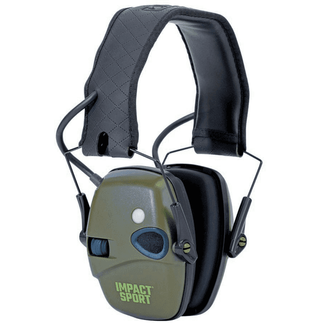 Howard Leight Impact Sport Shooting Earmuff, Hunter Green w/ Bluetooth 21 dB Rechargeable Lithium Ion Battery - R02548 Howard Leight Impact Sport Shooting Earmuff, Hunter Green w/ Bluetooth 21 dB Rechargeable Lithium Ion Battery - R02548