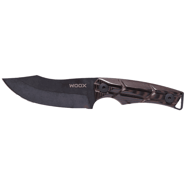 Woox Bad Boy Hunter Knife, 3.75'' Fixed Blade Acid-Etched Stonewash Brown Micarta X-Grip Handle - BU.KNF061.01 Woox Bad Boy Hunter Knife, 3.75'' Fixed Blade Acid-Etched Stonewash Brown Micarta X-Grip Handle - BU.KNF061.01