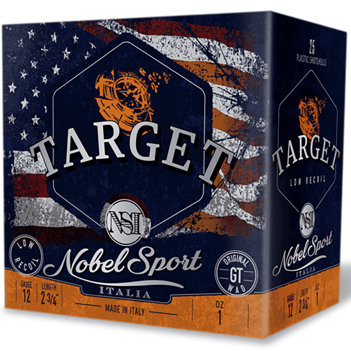 Nobel/eurosports Llc Target Low Recoil Shot Shells, 2.75" 1oz 8.5Shot 25 Per Box/10Case 12 Gauge - ANSLR185 Nobel/eurosports Llc Target Low Recoil Shot Shells, 2.75" 1oz 8.5Shot 25 Per Box/10Case 12 Gauge - ANSLR185