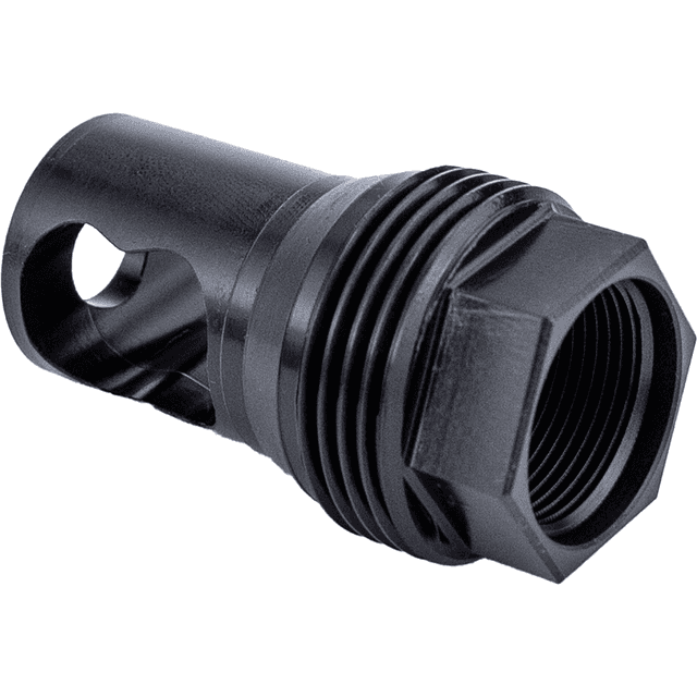 Kgm Suppressors R50T Taper Muzzle Brake, Black Nitride Steel 7/8"x14 Threads - A-TMB50-S-2 Kgm Suppressors R50T Taper Muzzle Brake, Black Nitride Steel 7/8"x14 Threads - A-TMB50-S-2