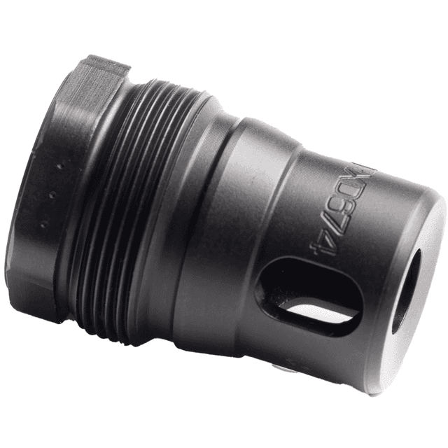 Dead Air XRF Xeno Rimfire Muzzle Brake, Black Nitride 17-4PH Stainless Steel M10x1 Threads - RXD675 Dead Air XRF Xeno Rimfire Muzzle Brake, Black Nitride 17-4PH Stainless Steel M10x1 Threads - RXD675