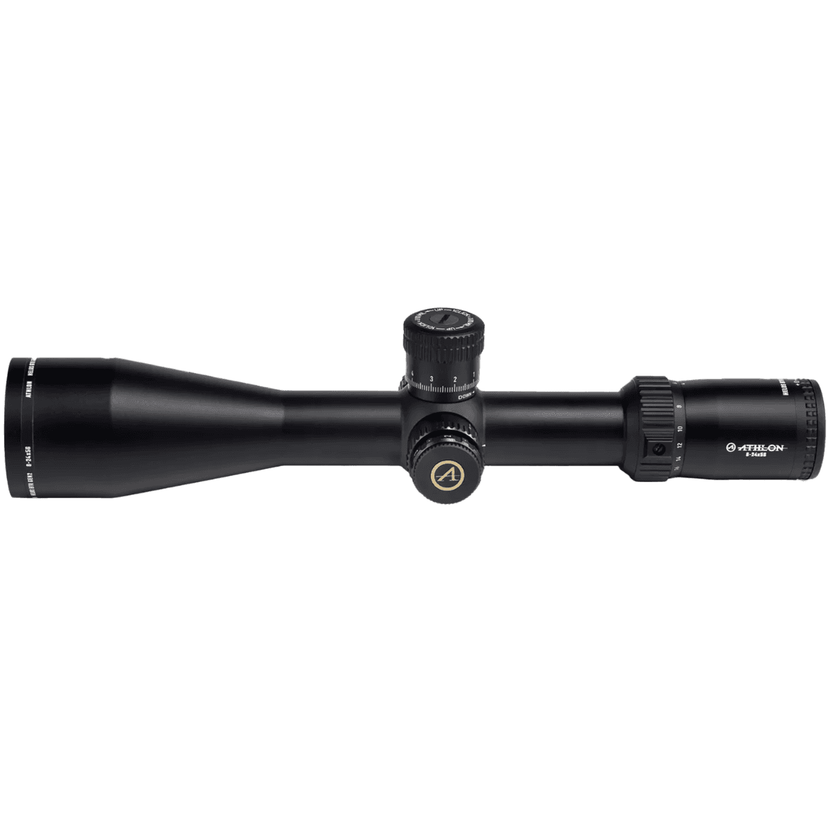 Athlon Helos BTR Rifle Scope, Black 6-24x 56mm 34mm Tube Illuminated MIL Reticle Fog / Shock / Waterproof - 214114 Athlon Helos BTR Rifle Scope, Black 6-24x 56mm 34mm Tube Illuminated MIL Reticle Fog / Shock / Waterproof - 214114