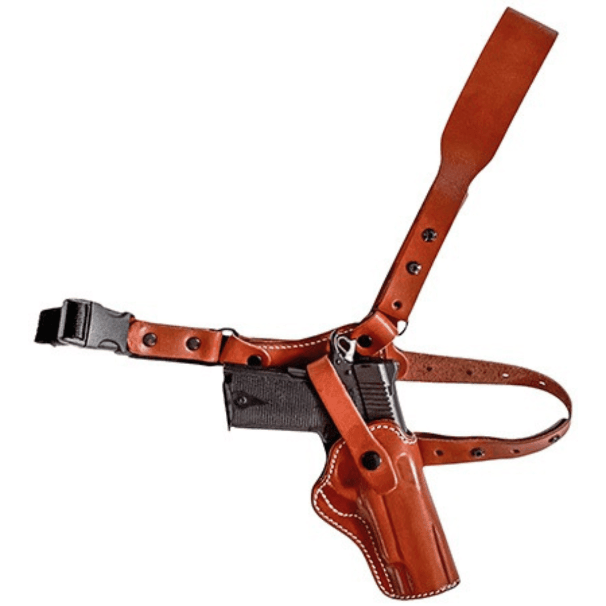 1791 Gunleather Optic Ready Shoulder Holster, Brown Fair Chase Deer Hide Right Hand Fits 1911 - PFC1CBRR 1791 Gunleather Optic Ready Shoulder Holster, Brown Fair Chase Deer Hide Right Hand Fits 1911 - PFC1CBRR