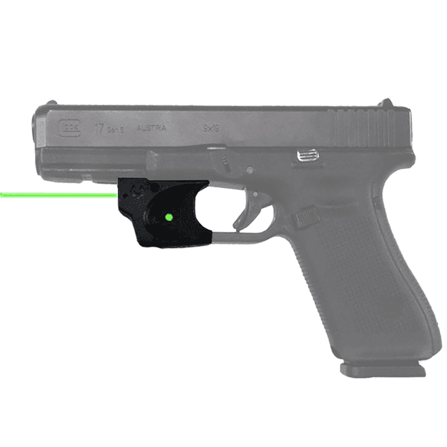Viridian E SERIES Green Laser Sight, Black High Strength Thermo Molded Polymer Trigger Guard 100 yard Range in Daylight & 1 Mile at Night for Glock 17/19/22/23/24/34/35/45/47MOS - 9120091 Viridian E SERIES Green Laser Sight, Black High Strength Thermo Molded Polymer Trigger Guard 100 yard Range in Daylight & 1 Mile at Night for Glock 17/19/22/23/24/34/35/45/47MOS - 9120091