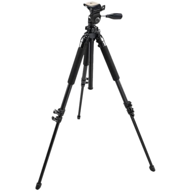 Bushnell Advanced Tripod, Black Aluminum 60'' 3 Legs Compatible w/ Camcorder/ Camera - 784030 Bushnell Advanced Tripod, Black Aluminum 60'' 3 Legs Compatible w/ Camcorder/ Camera - 784030