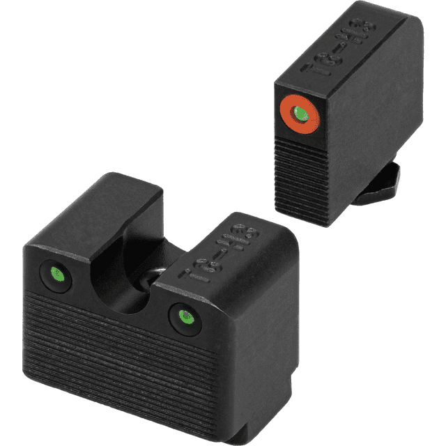 TruGlo Tritium Pro Black | Green Tritium White Outline Front Sight Green Tritium Rear Sight TG231G3MW TruGlo Tritium Pro Black | Green Tritium White Outline Front Sight Green Tritium Rear Sight TG231G3MW