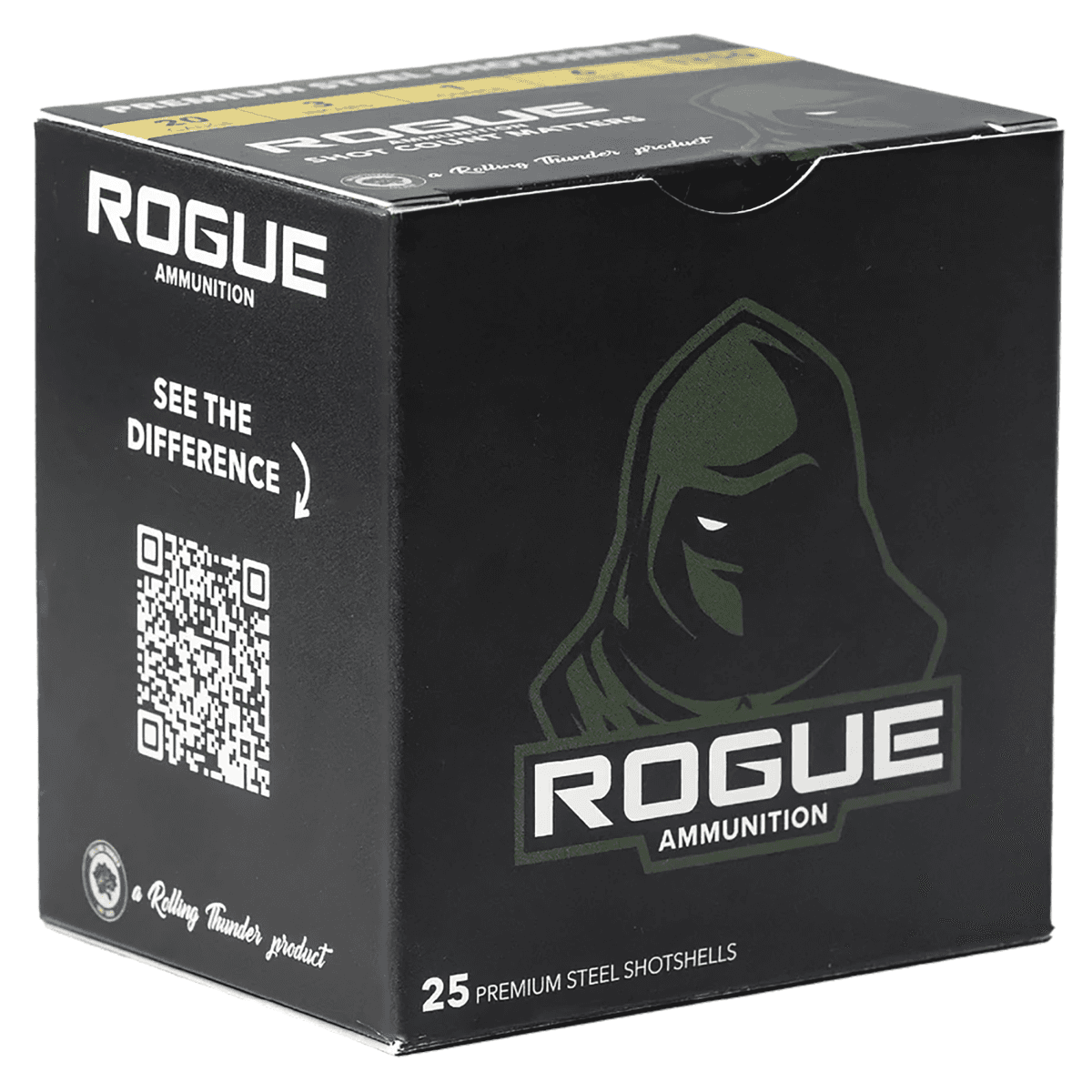 Rogue Ammunition RA-20-1-6S 20 Gauge 3" 1 oz 6 Shot 25 Per Box Rogue Ammunition RA-20-1-6S 20 Gauge 3" 1 oz 6 Shot 25 Per Box