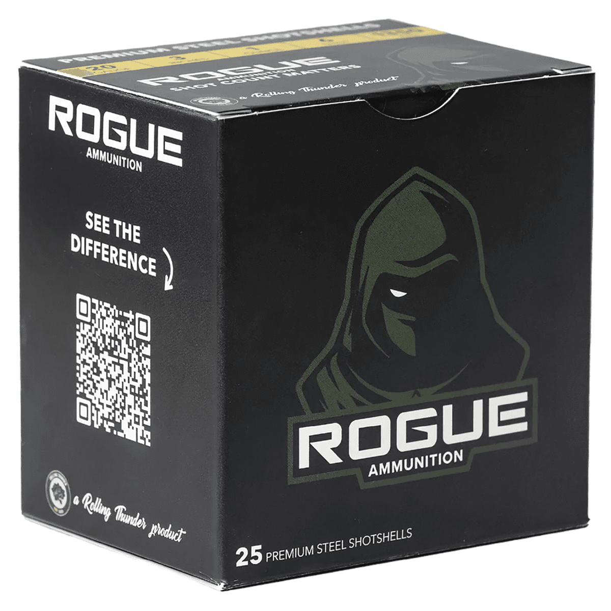 Rogue Ammunition RA-20-1-4S 20 Gauge 3" 1 oz 4 Shot 25 Per Box Rogue Ammunition RA-20-1-4S 20 Gauge 3" 1 oz 4 Shot 25 Per Box