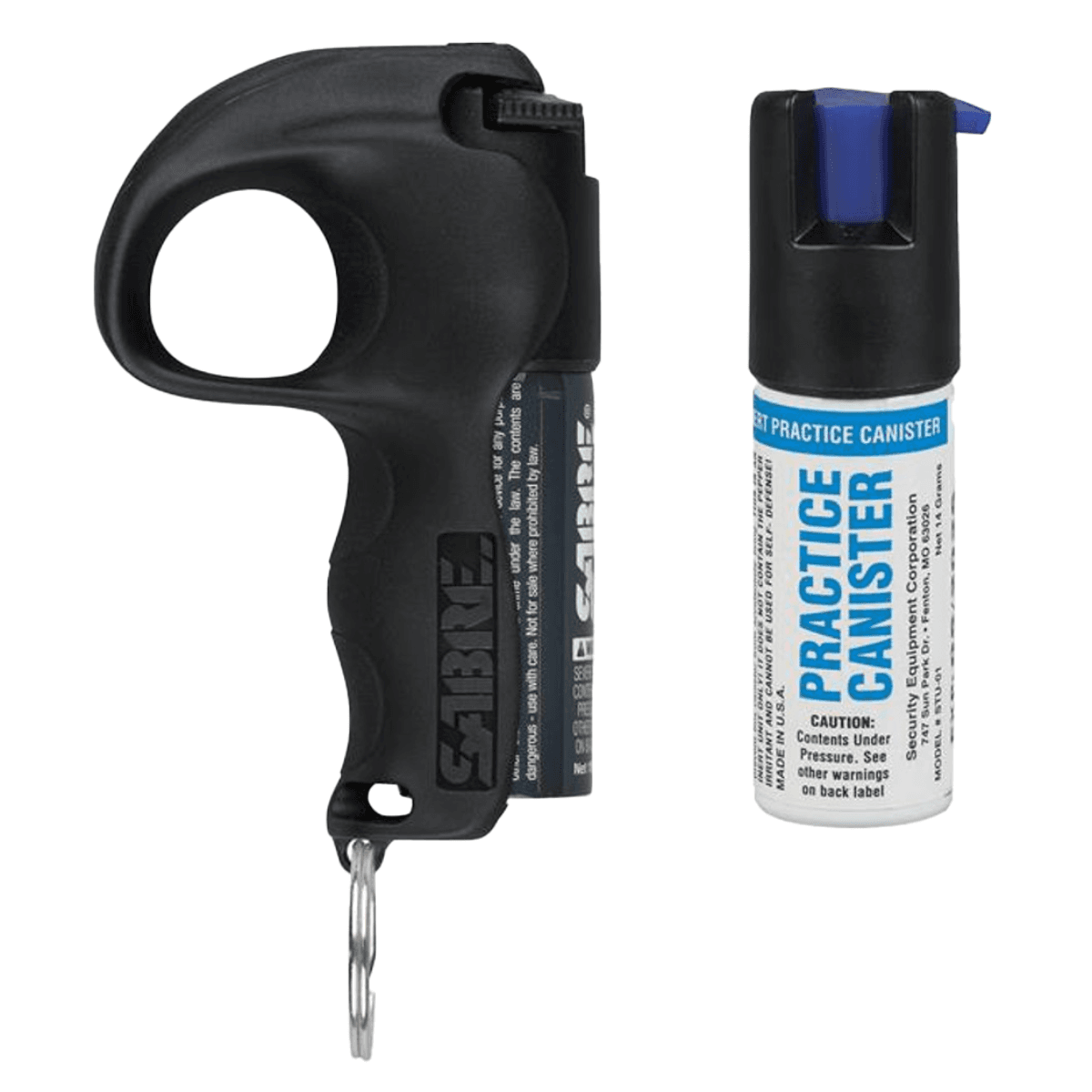Sabre PBBKOCSTU04 Quick Grip Pepper Spray Range 12ft 0.54oz Black Canister Sabre PBBKOCSTU04 Quick Grip Pepper Spray Range 12ft 0.54oz Black Canister
