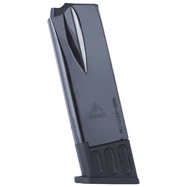 Mec-Gar MGBRHP10B Standard 10rd 9mm Luger Fits Browning Hi-Power/Springfield SA-35 Blued Carbon Steel Mec-Gar MGBRHP10B Standard 10rd 9mm Luger Fits Browning Hi-Power/Springfield SA-35 Blued Carbon Steel
