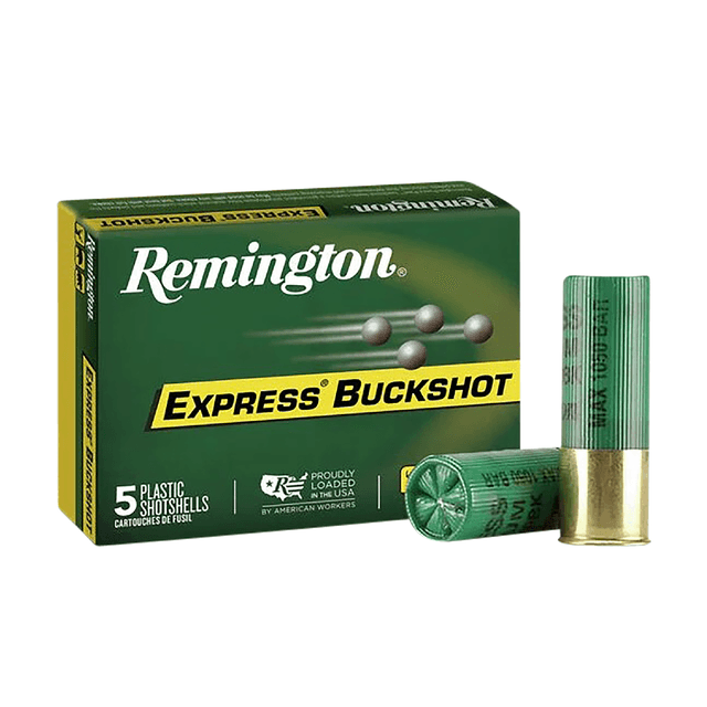 Remington Ammunition 20620 Express Buckshot 12 Gauge 2.75" 00 Buck Shot 5 Per Box Remington Ammunition 20620 Express Buckshot 12 Gauge 2.75" 00 Buck Shot 5 Per Box