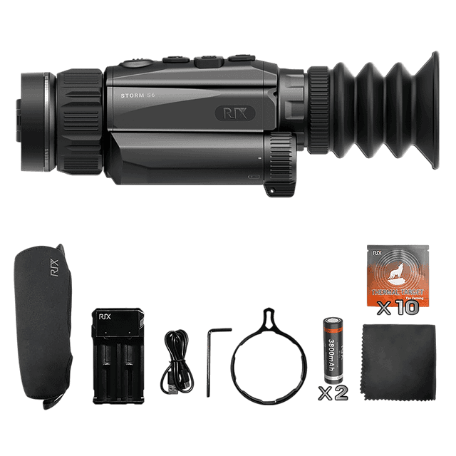 Rix Optics (visir Inc) RIXSTORMS6R Storm S6 Thermal Black 50mm 2x Zoom 640x512, 12 Microns 50 Hz Resolution Rix Optics (visir Inc) RIXSTORMS6R Storm S6 Thermal Black 50mm 2x Zoom 640x512, 12 Microns 50 Hz Resolution