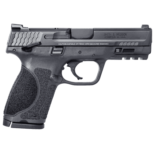 Smith & Wesson M&P 2.0, Striker Fired, Compact Frame, 40 S&W, 4" Barrel, Polymer Frame, Black Finish, 13Rd, 2 Magazines, Thumb Safety, Fixed Sights Smith & Wesson M&P 2.0, Striker Fired, Compact Frame, 40 S&W, 4" Barrel, Polymer Frame, Black Finish, 13Rd, 2 Magazines, Thumb Safety, Fixed Sights