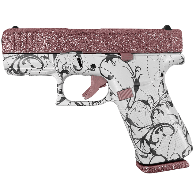 Glock PX4350204NRGP G43X Rose Gold Glitter Sub-Compact 9mm Luger Pistol Glock PX4350204NRGP G43X Rose Gold Glitter Sub-Compact 9mm Luger Pistol