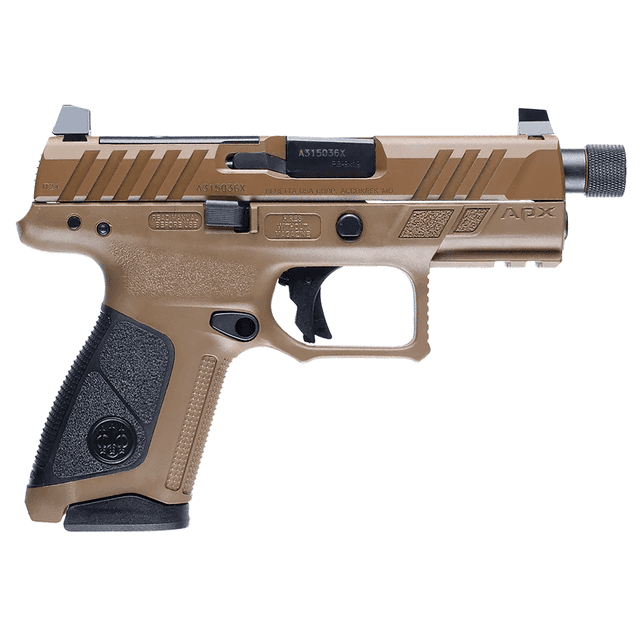 Beretta USA JAXA1C917TACFDE APX A1 Tactical Compact Frame 9mm Luger 15+1 17+1 4.20" Handgun Beretta USA JAXA1C917TACFDE APX A1 Tactical Compact Frame 9mm Luger 15+1 17+1 4.20" Handgun