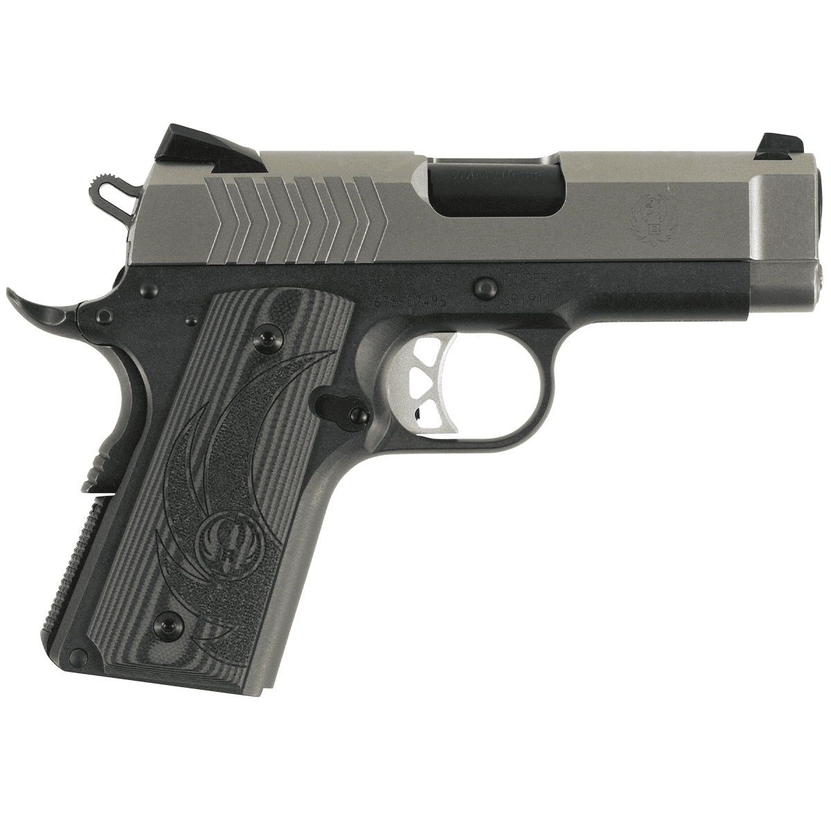 Ruger 6758 SR1911 Officer-Style 9mm 1911 CCW Handgun Ruger 6758 SR1911 Officer-Style 9mm 1911 CCW Handgun