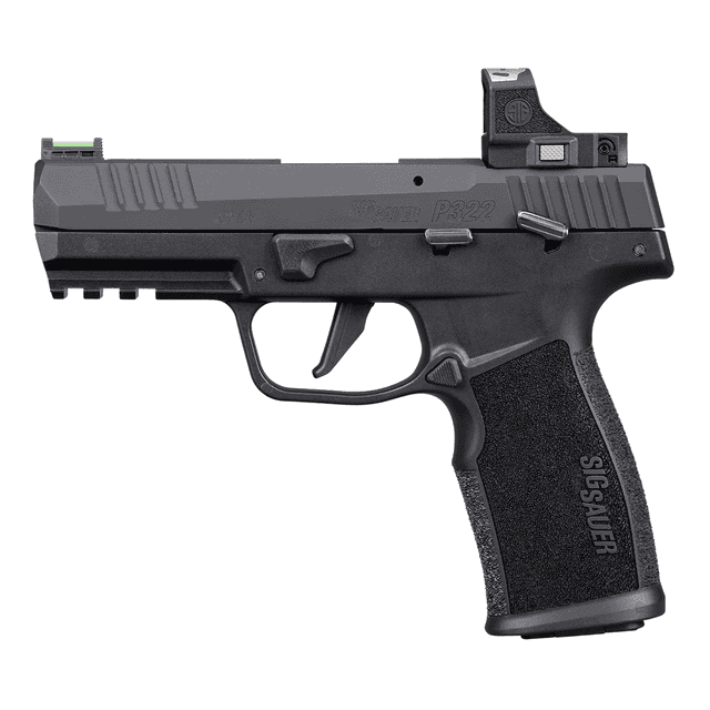 Sig Sauer 322CBRS P322 Compact 22 LR 20+1 4" Black Suppressor Ready Pistol Sig Sauer 322CBRS P322 Compact 22 LR 20+1 4" Black Suppressor Ready Pistol