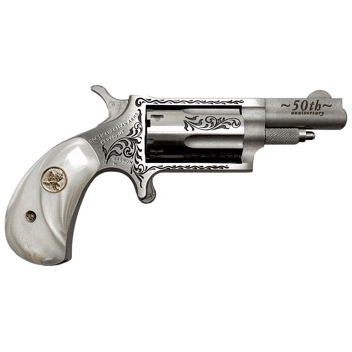 North American Arms 22M50 50th Anniversary 22 Mag 5 Shot Derringer Pistol North American Arms 22M50 50th Anniversary 22 Mag 5 Shot Derringer Pistol