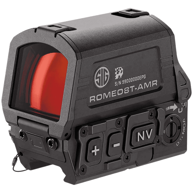 Sig Sauer Electro-Optics SOR8T101 Romeo8T AMR Matte Black 1x40mm Quad Ballistic Circle Dot 2.0 Reticle, Rifle Sig Sauer Electro-Optics SOR8T101 Romeo8T AMR Matte Black 1x40mm Quad Ballistic Circle Dot 2.0 Reticle, Rifle