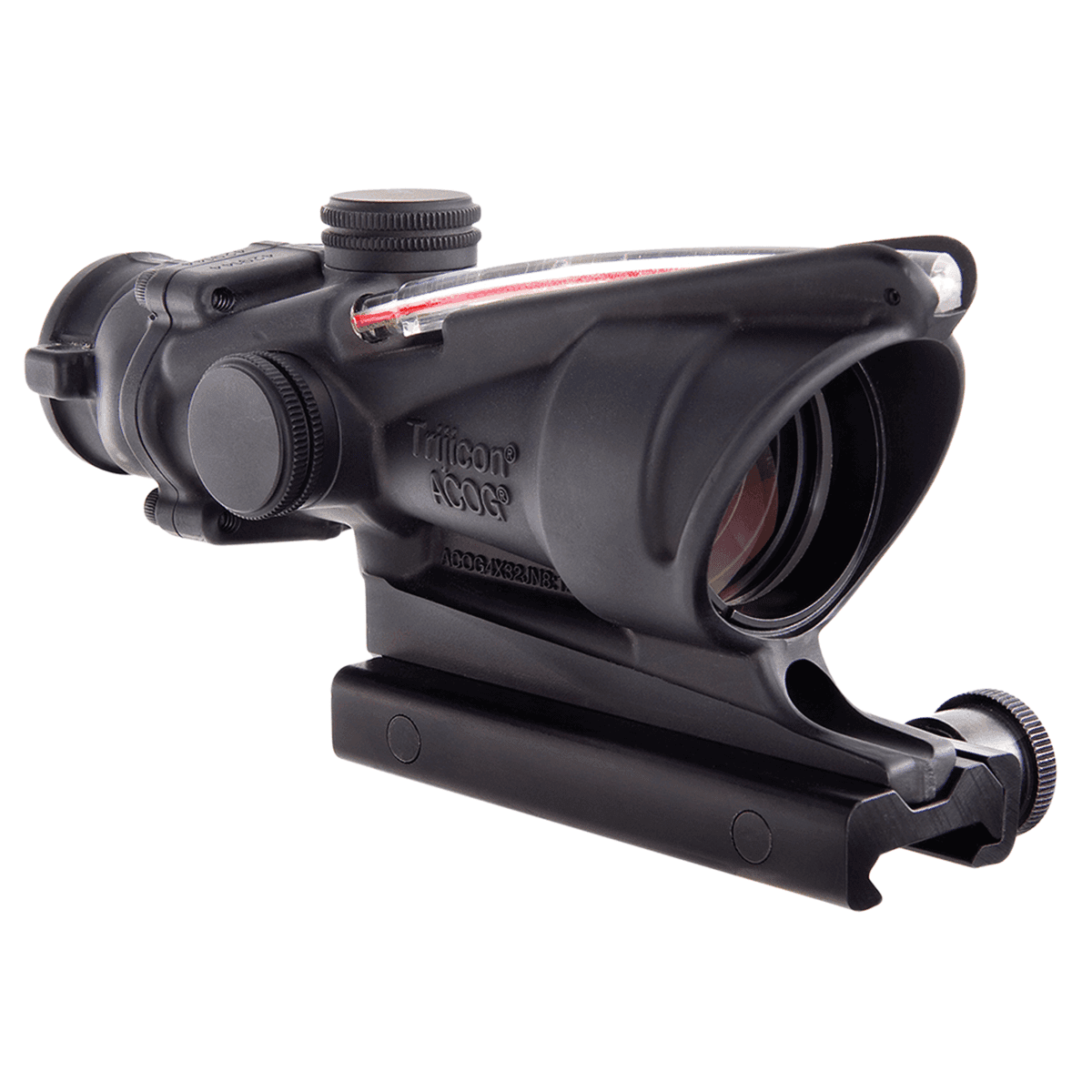 Trijicon 100233 ACOG Black Hardcoat Anodized 4x32mm Illuminated Red Crosshair .223/5.56 BDC Reticle Trijicon 100233 ACOG Black Hardcoat Anodized 4x32mm Illuminated Red Crosshair .223/5.56 BDC Reticle