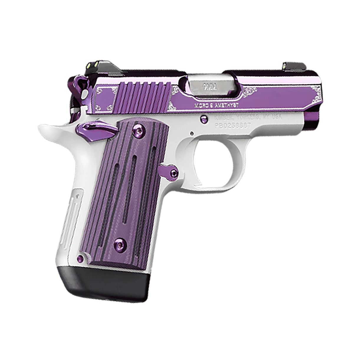 Kimber 3300214 Micro 9 9mm Luger 7+1 3.15" Purple Pistol Kimber 3300214 Micro 9 9mm Luger 7+1 3.15" Purple Pistol