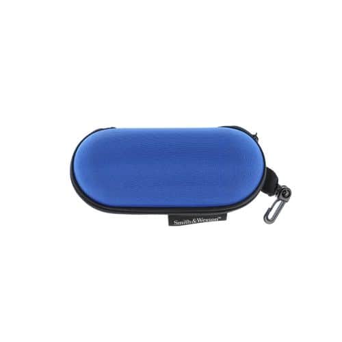 Smith & Wesson Blue Portable Zipper Eye Glasses Clam Shell Hard Case Protector Box SW-BLUE-GLASSESCASE Smith & Wesson Blue Portable Zipper Eye Glasses Clam Shell Hard Case Protector Box SW-BLUE-GLASSESCASE