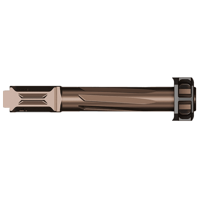 Radian Weapons R0860 Ramjet & Afterburner Combo 9mm Luger Compatible w/Glock 43X, Bronze Stainless Steel Radian Weapons R0860 Ramjet & Afterburner Combo 9mm Luger Compatible w/Glock 43X, Bronze Stainless Steel