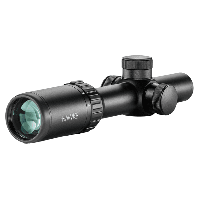 Hawke Sport Optics 14205 Vantage IR Riflescope Black 1-4x20mm 1" Tube Illuminated Red/Green Turkey DOT IR Reticle Hawke Sport Optics 14205 Vantage IR Riflescope Black 1-4x20mm 1" Tube Illuminated Red/Green Turkey DOT IR Reticle
