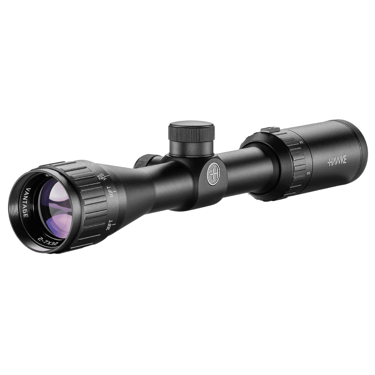 Hawke Sport Optics 14111 Vantage Riflescope Black 2-7x32mm 1" Tube Mil-Dot Reticle Hawke Sport Optics 14111 Vantage Riflescope Black 2-7x32mm 1" Tube Mil-Dot Reticle