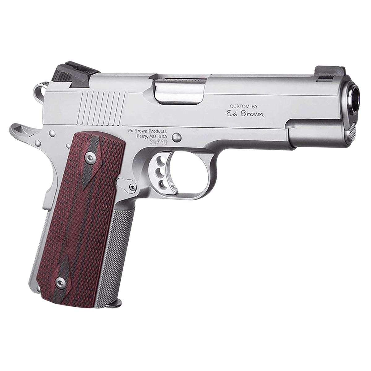 Ed Brown EC18SS45 1911 Executive Commander 45 ACP 4.25" Stainless Pistol Ed Brown EC18SS45 1911 Executive Commander 45 ACP 4.25" Stainless Pistol