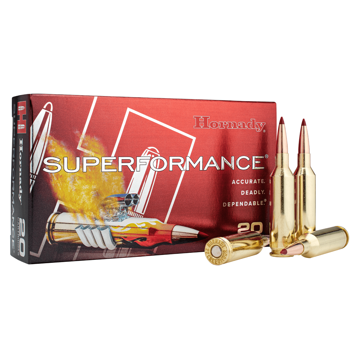 Hornady 83413 Superformance 22 Creedmoor 65gr CX 20 Per Box Hornady 83413 Superformance 22 Creedmoor 65gr CX 20 Per Box